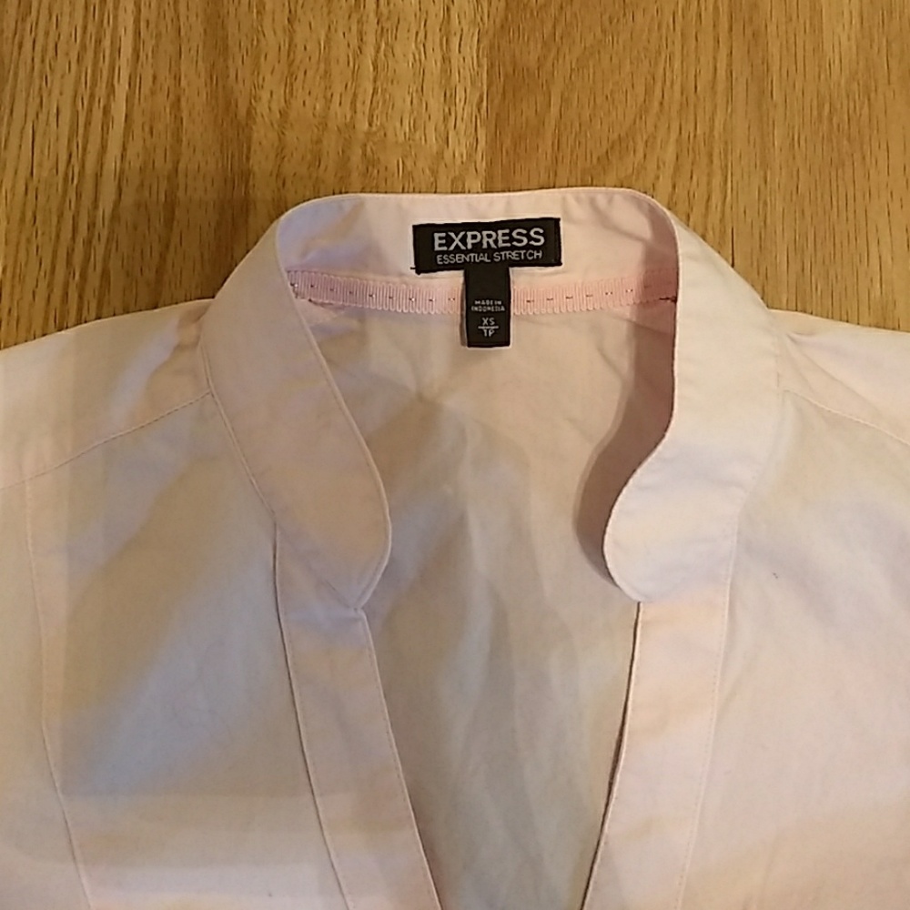 Express Essential Stretch Button Down - image 2